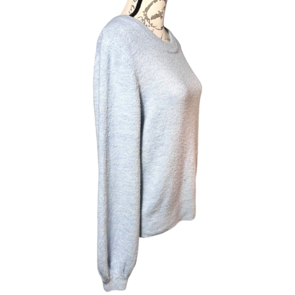 Lauren Conrad Light Blue 'Sunday' Sweater - Size M, Cozy Knit Pullover - Picture 3 of 7